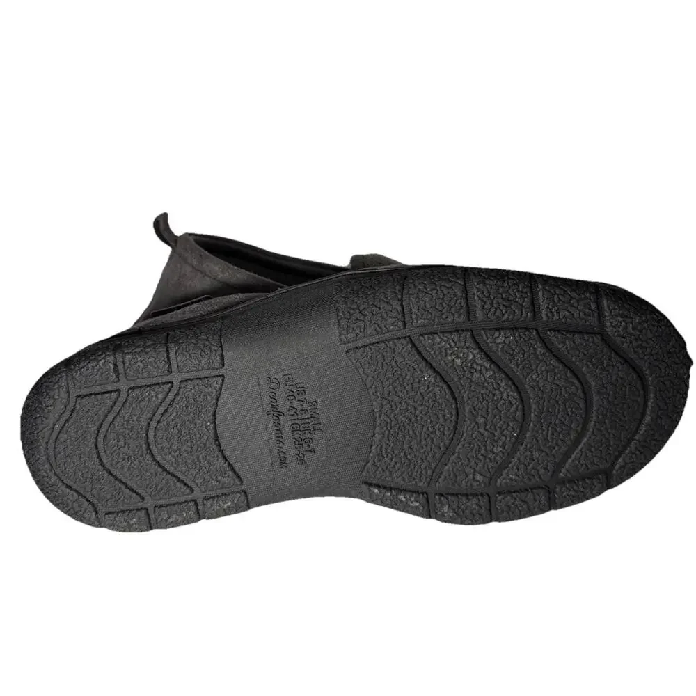 Dearfoams Cozy Comfort men's slippers Grey Size Small 7-8